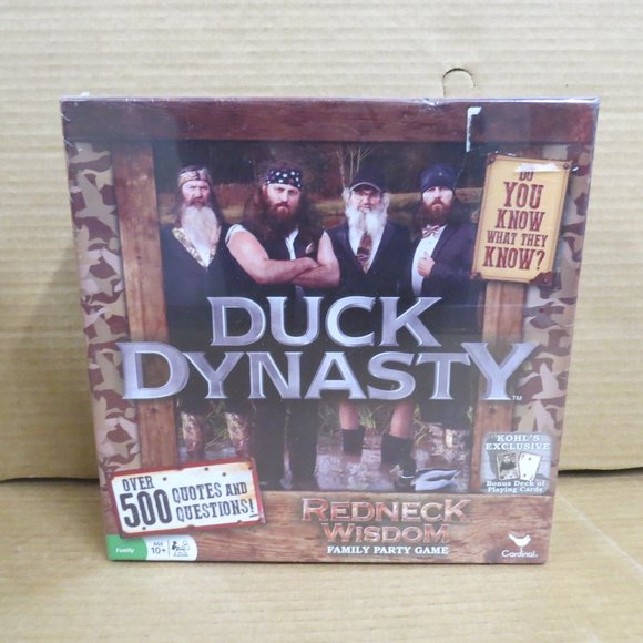 Duck Dynasty Redneck Wisdom Family Party Game, Over 500 Quotes & Questions NIB - Picture 1 of 7